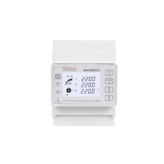 Dac4100c 단상 DIN 레일 Modbus 에너지 미터(스마트 리모콘 포함)